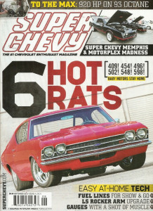 SUPER CHEVY 2012 SEPT - RAT POWER BEASTS, LS ROCKER UPGRADES, SHAFIROFF